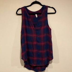 EUC Gentle Fawn Plaid Top